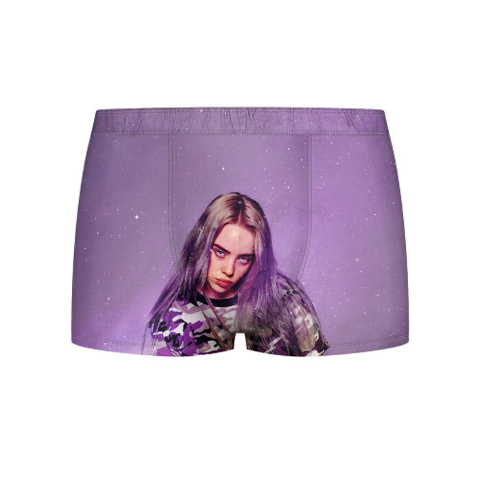 Мужские трусы 3D Billie Eilish фото
