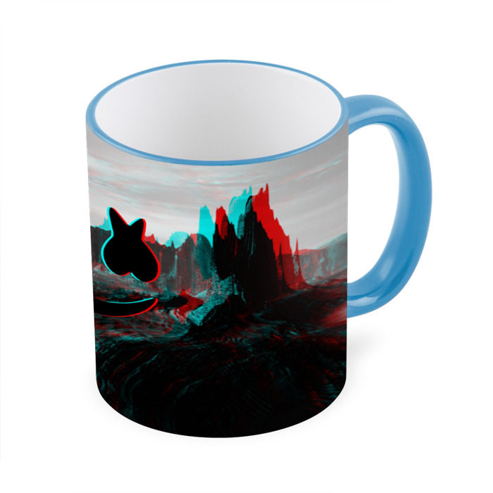 Кружка 3D Marshmello фото