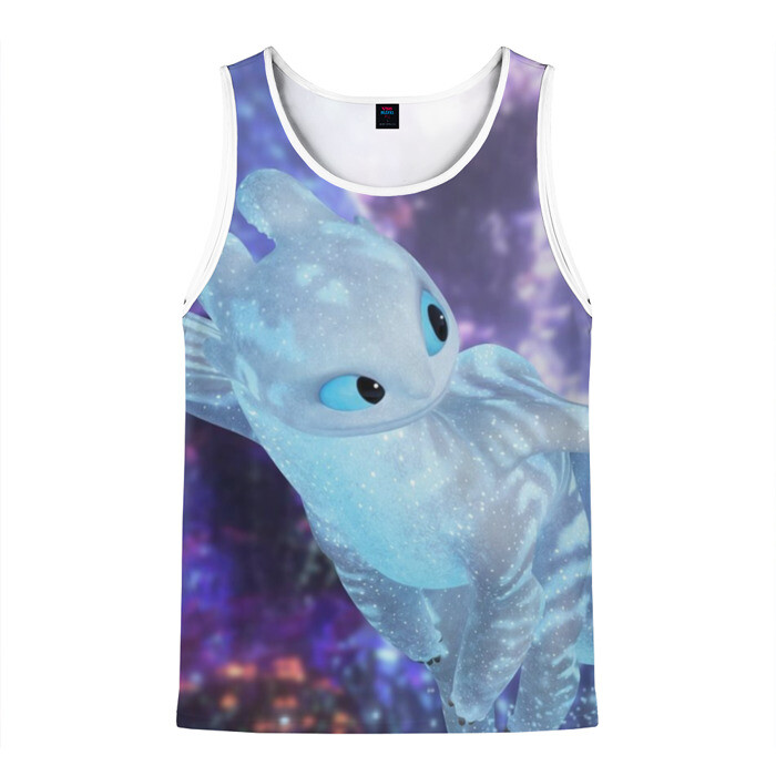 Мужская майка 3D Как приручить дракона фото