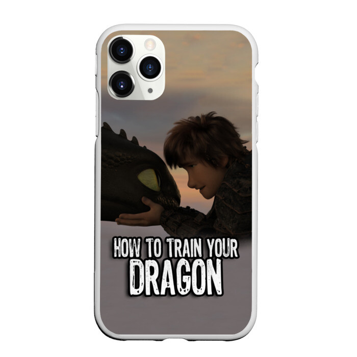 Чехол для iPhone 11 Pro матовый Как приручить дракона фото