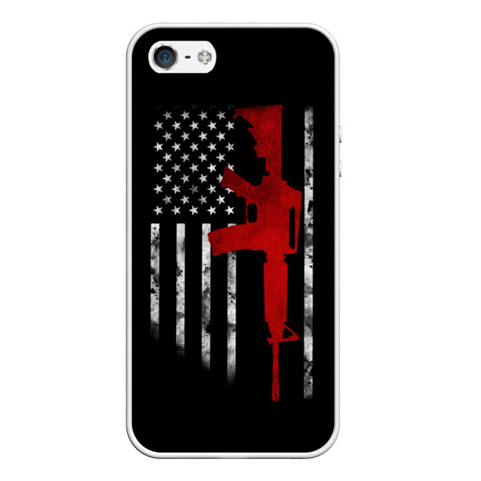 Чехол для iPhone 5/5S матовый American Patriot фото