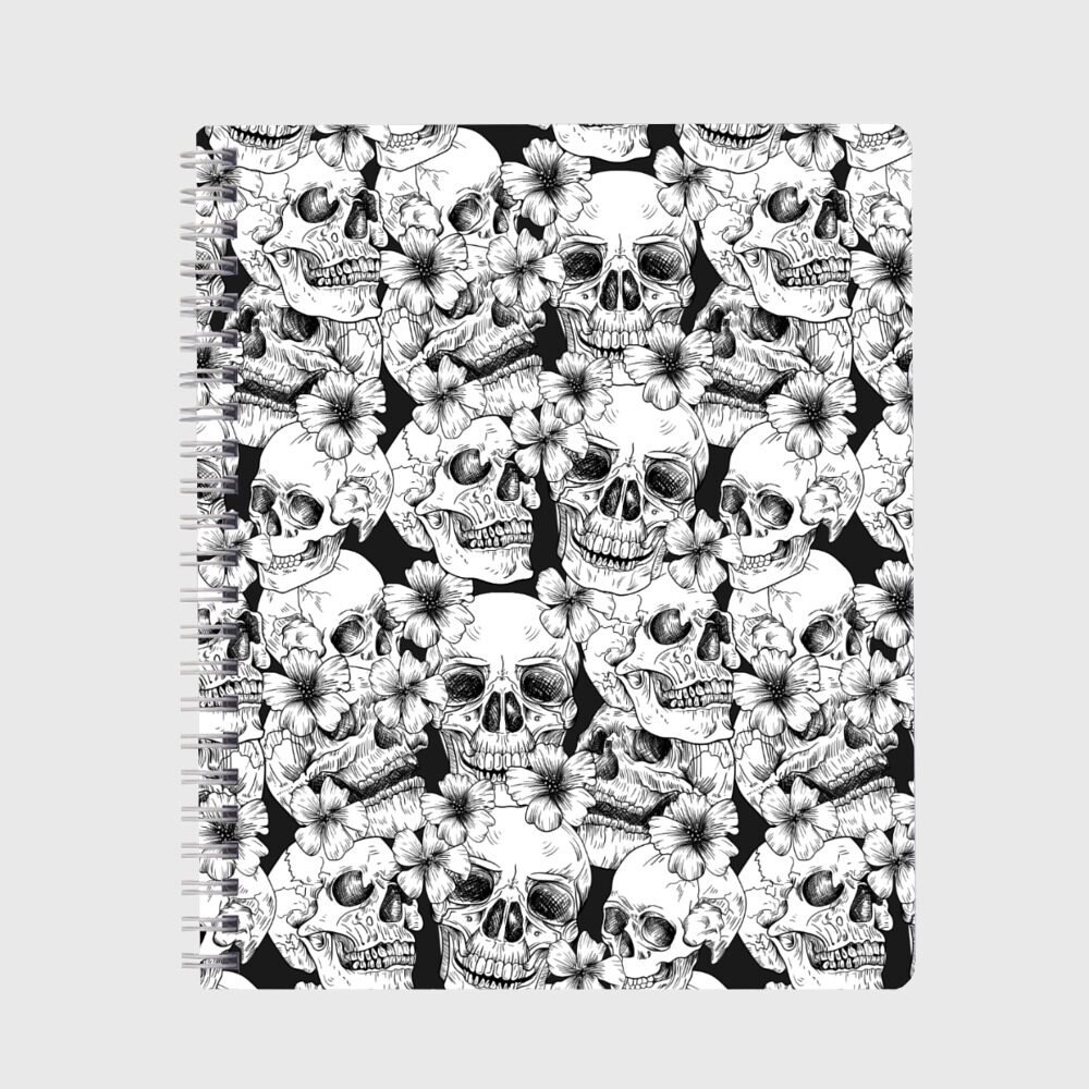 Тетрадь Черепа в цветах фото