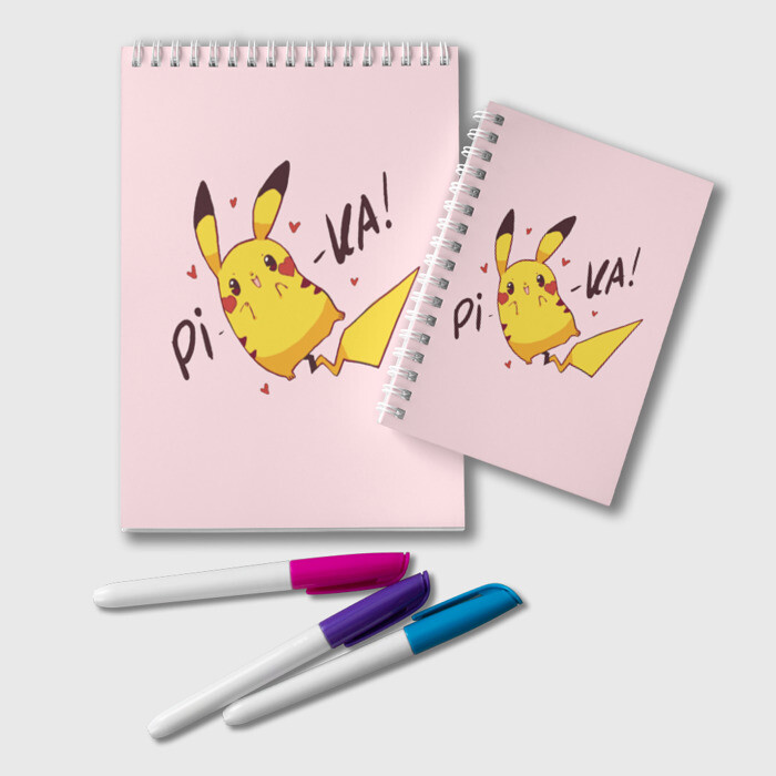 Блокнот Пикачу фото