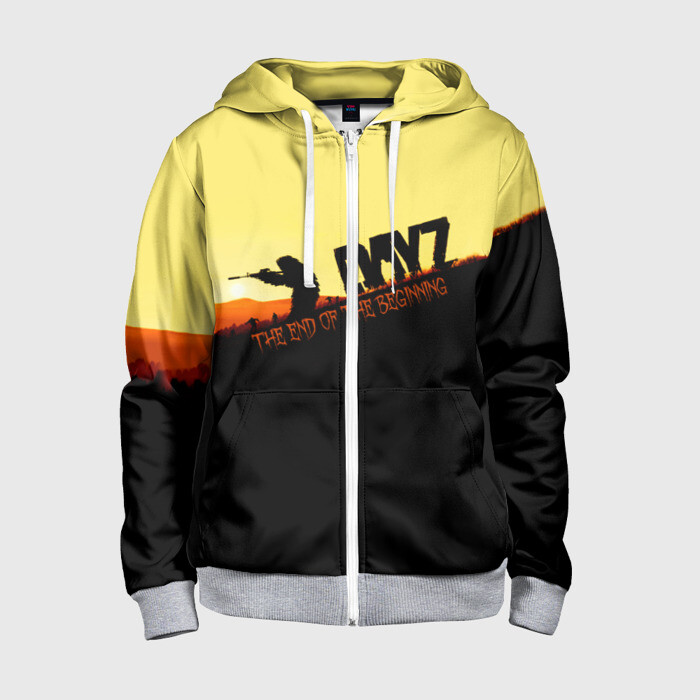 Детская толстовка 3D на молнии DAYZ фото