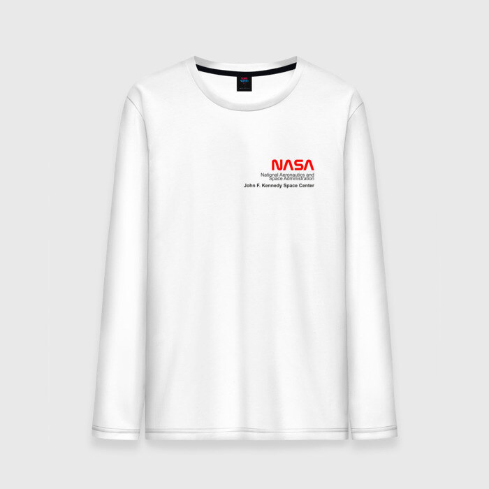 Мужской лонгслив хлопок NASA (staff uniform) фото