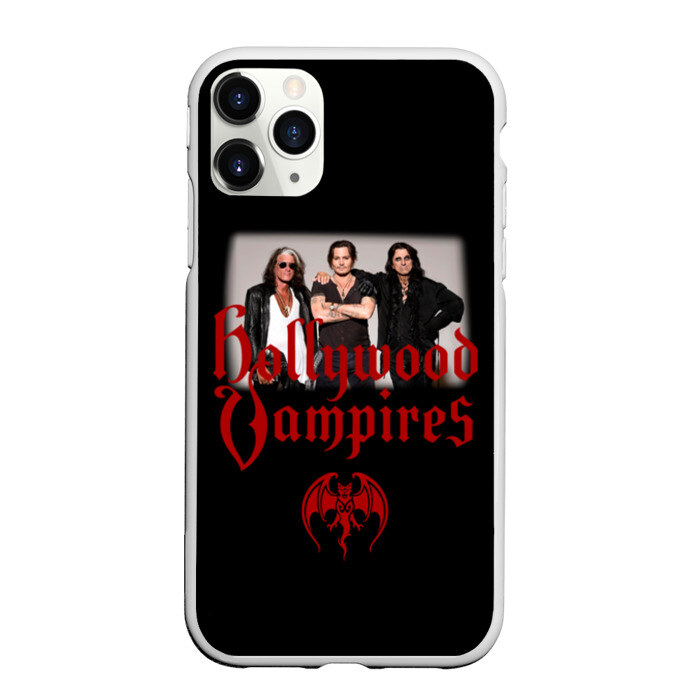 Чехол для iPhone 11 Pro матовый Hollywood Vampires фото