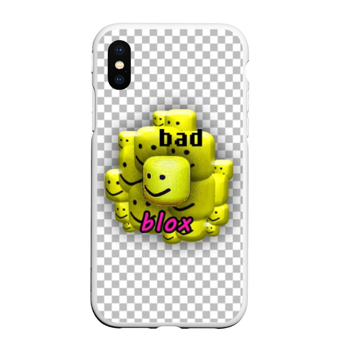 Чехол для iPhone XS Max матовый badblox фото