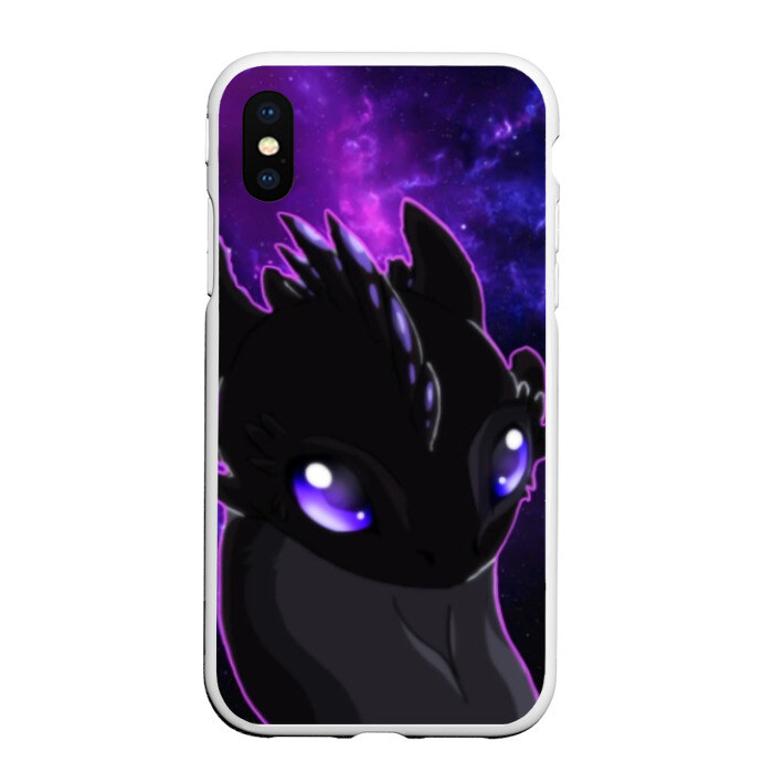 Чехол для iPhone XS Max матовый ночная фурия фото