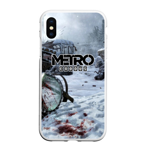 Чехол для iPhone XS Max матовый METRO EXODUS фото