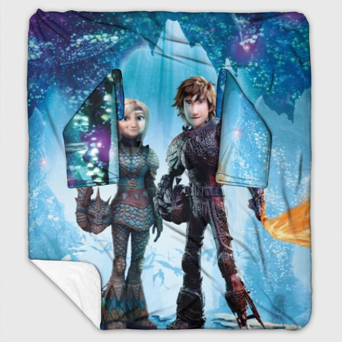 Плед с рукавами Как приручить дракона 3 фото