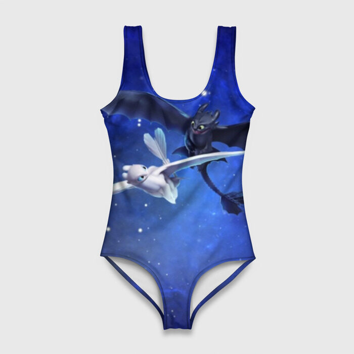 Купальник-боди 3D Night Fury фото