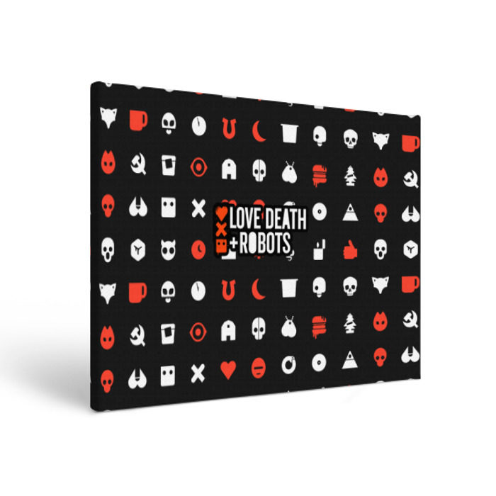 Холст прямоугольный Love, Death & Robots фото