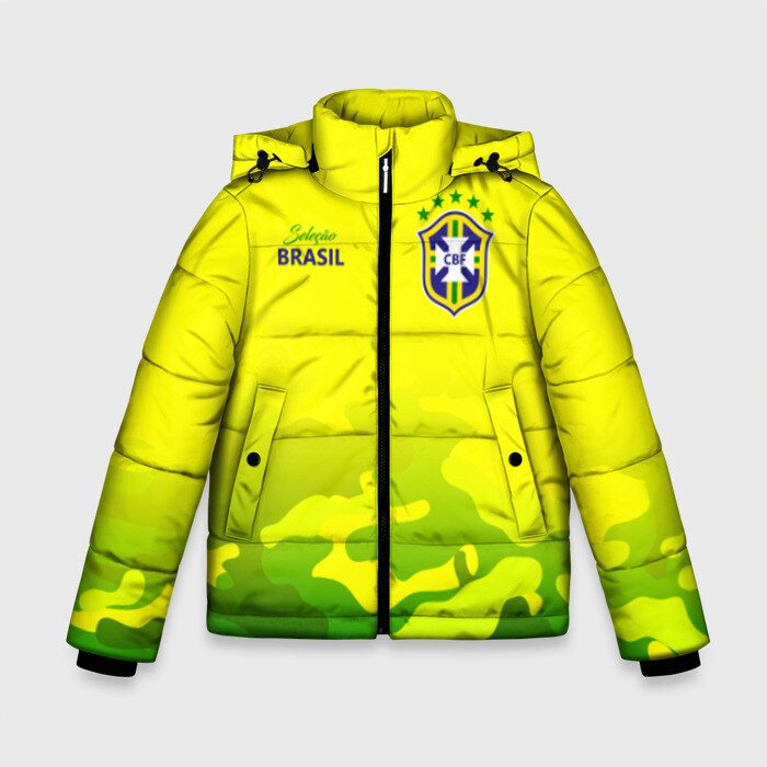 Зимняя куртка для мальчиков 3D Бразилия фото