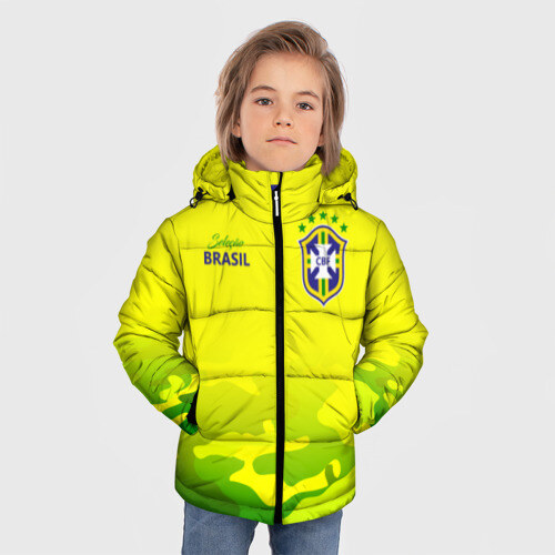 Зимняя куртка для мальчиков 3D Бразилия фото