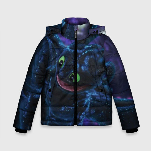 Зимняя куртка для мальчиков 3D Как приручить дракона фото