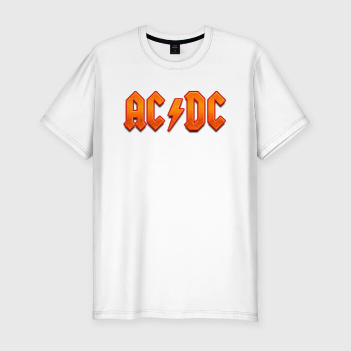 Мужская футболка премиум AC/DC фото
