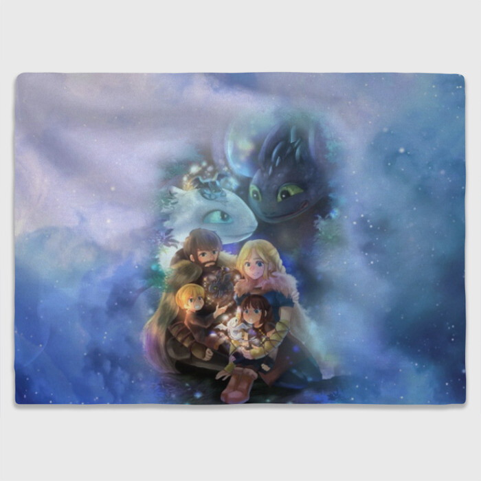 Плед 3D ночная фурия фото