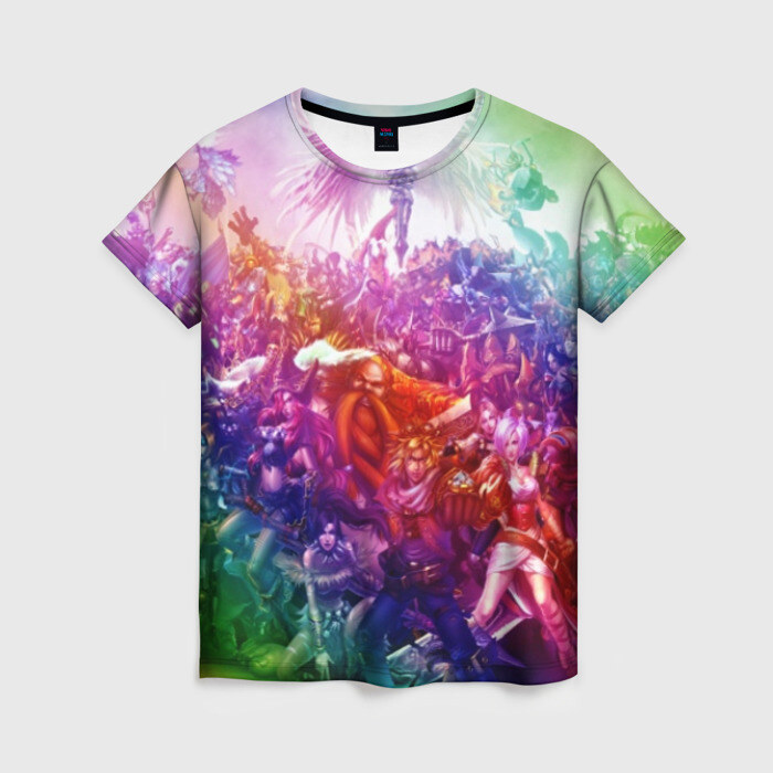 Женская футболка 3D League of legends фото