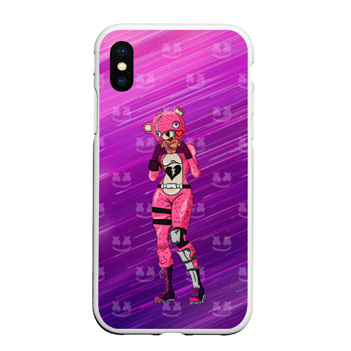Чехол для iPhone XS Max матовый Fortnite girl фото