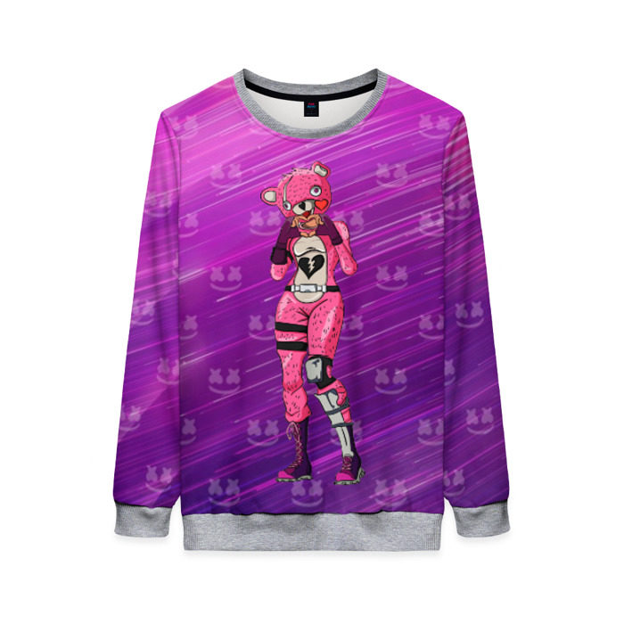Женский свитшот 3D Fortnite girl фото