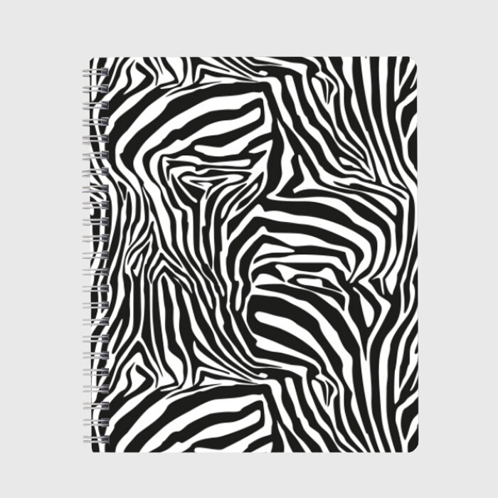 Тетрадь Полосы зебры фото