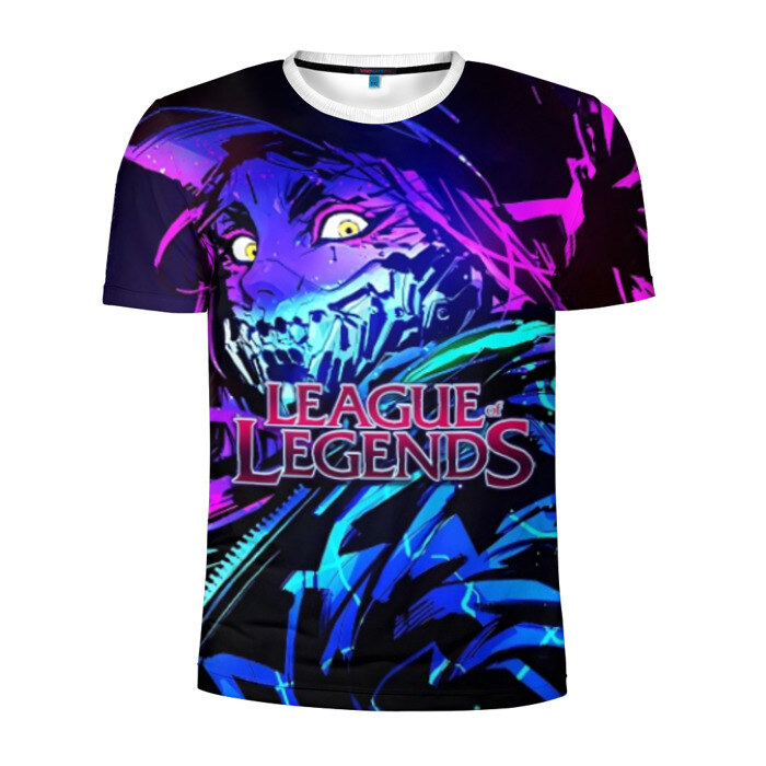 Мужская футболка 3D спортивная League of Legends фото