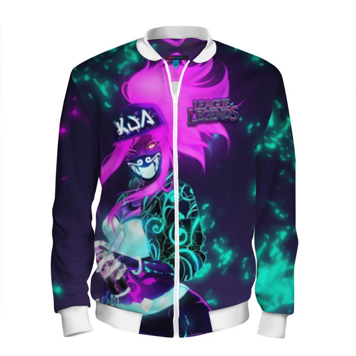 Мужской бомбер 3D League of Legends фото
