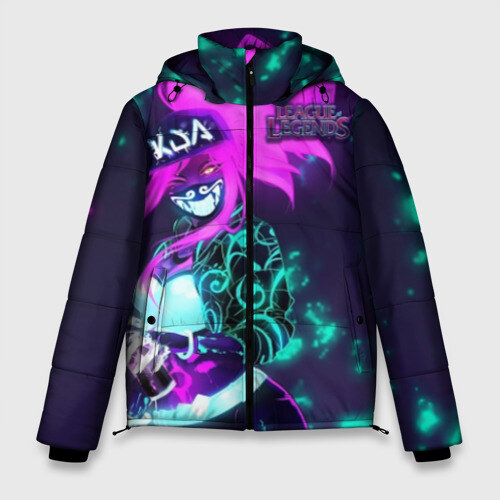 Мужская зимняя куртка 3D League of Legends фото