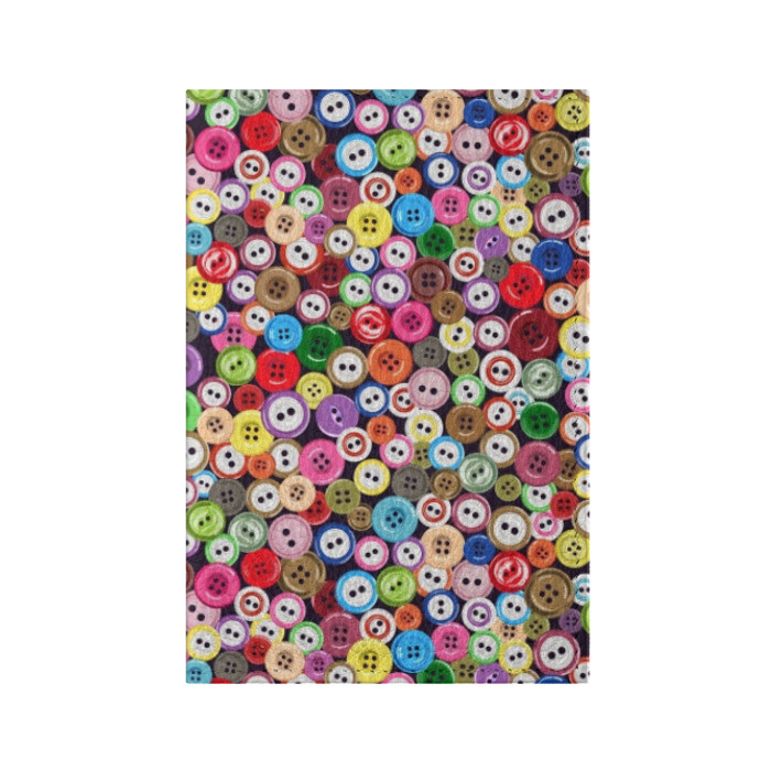 Обложка для паспорта матовая кожа Пуговицы фото