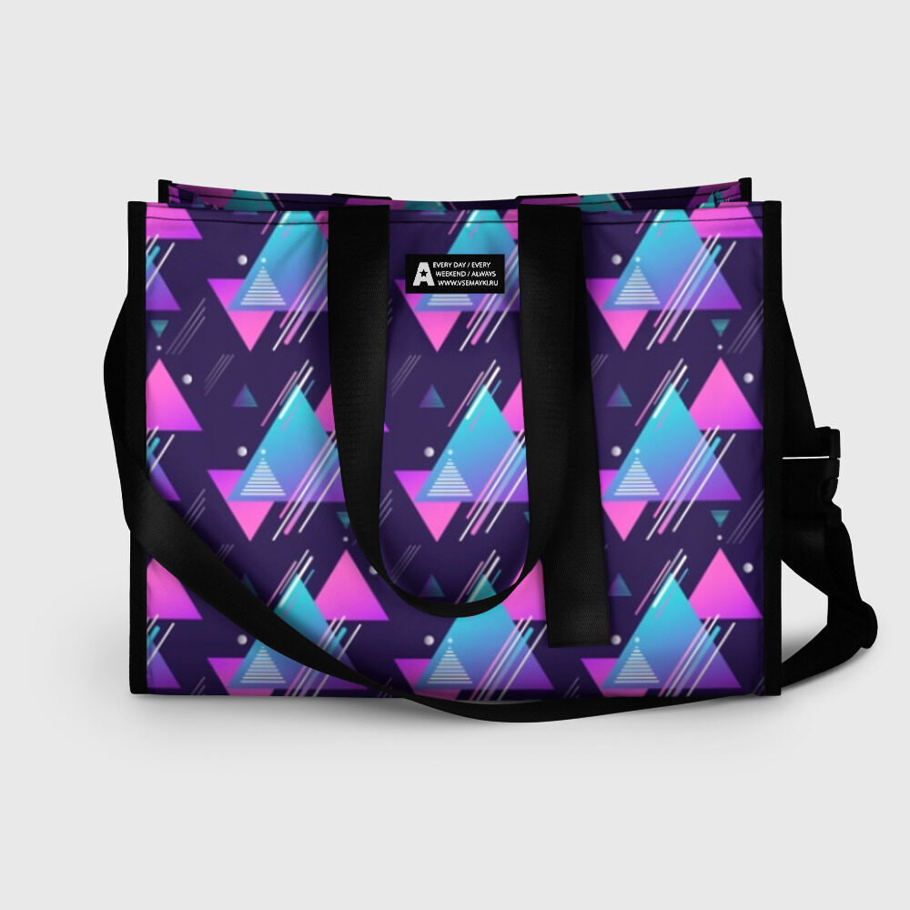 Сумка-шоппер 3D Ретро фото