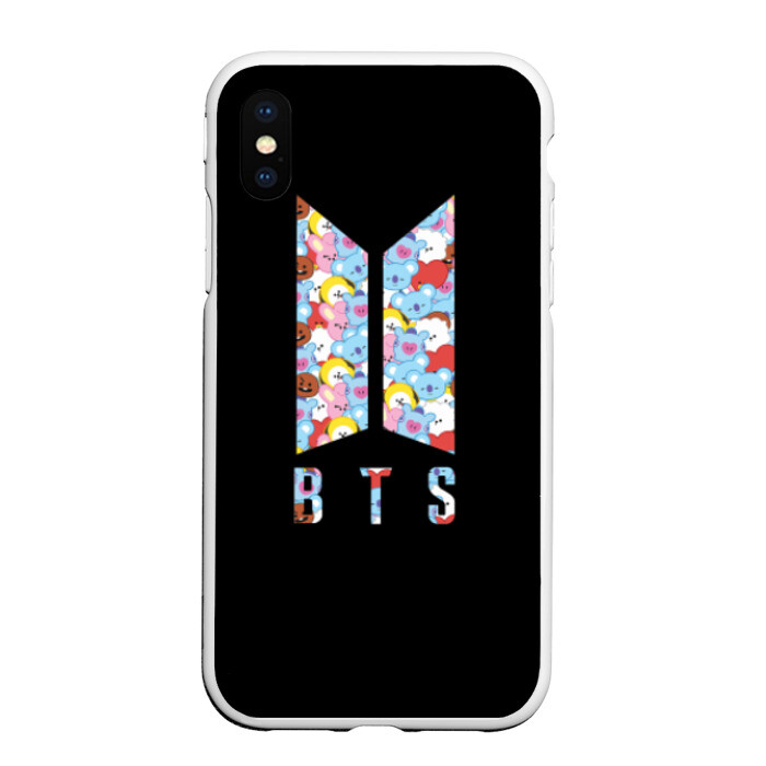 Чехол для iPhone XS Max матовый BTS BT21 фото