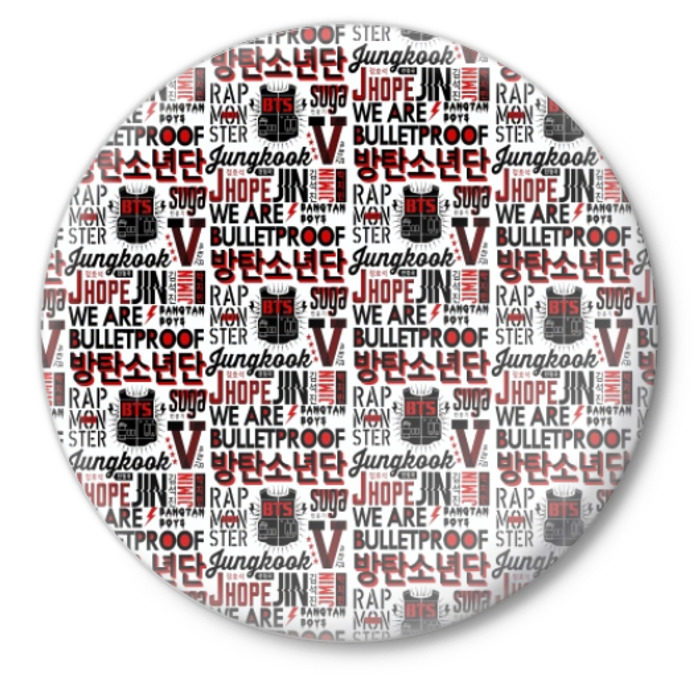 Значок BTS Pop art фото