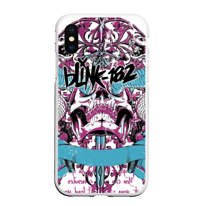 Чехол для iPhone XS Max матовый Blink 182 фото