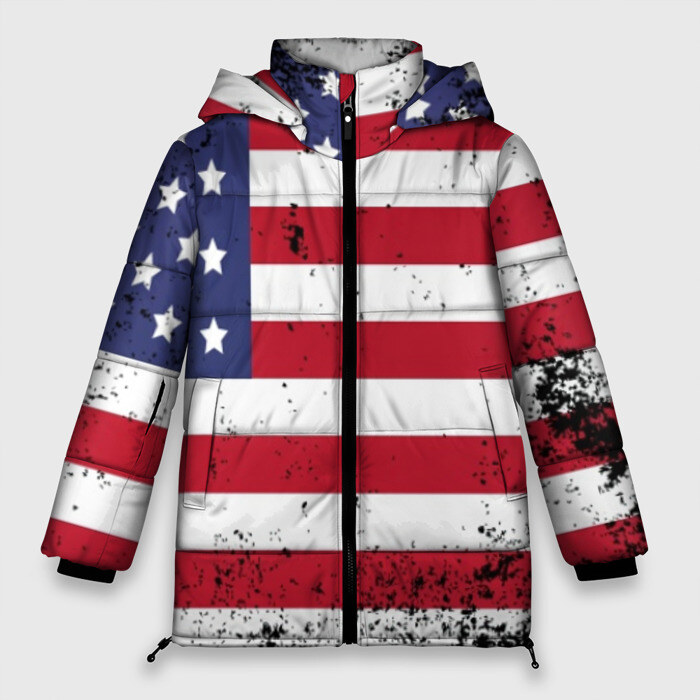 Женская зимняя куртка 3D США фото