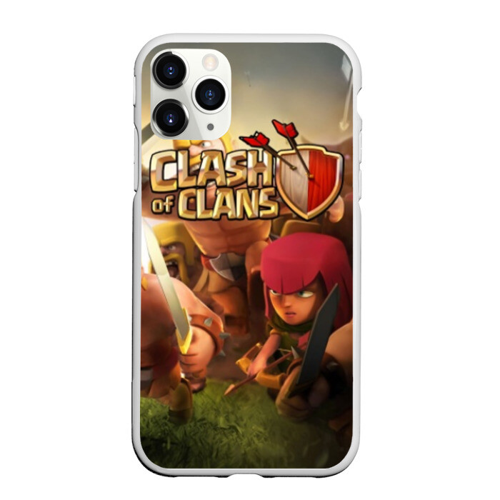 Чехол для iPhone 11 Pro матовый Clash of Clans фото