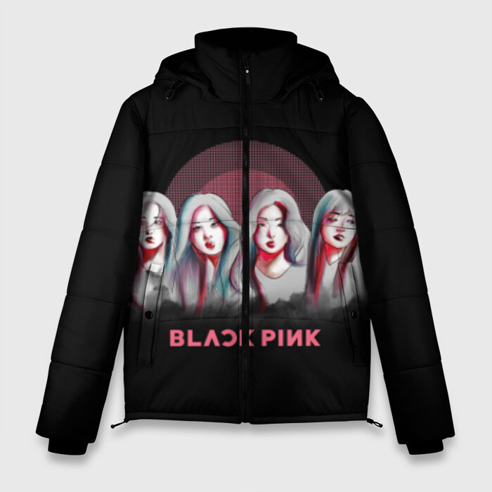 Мужская зимняя куртка 3D BlackPink фото