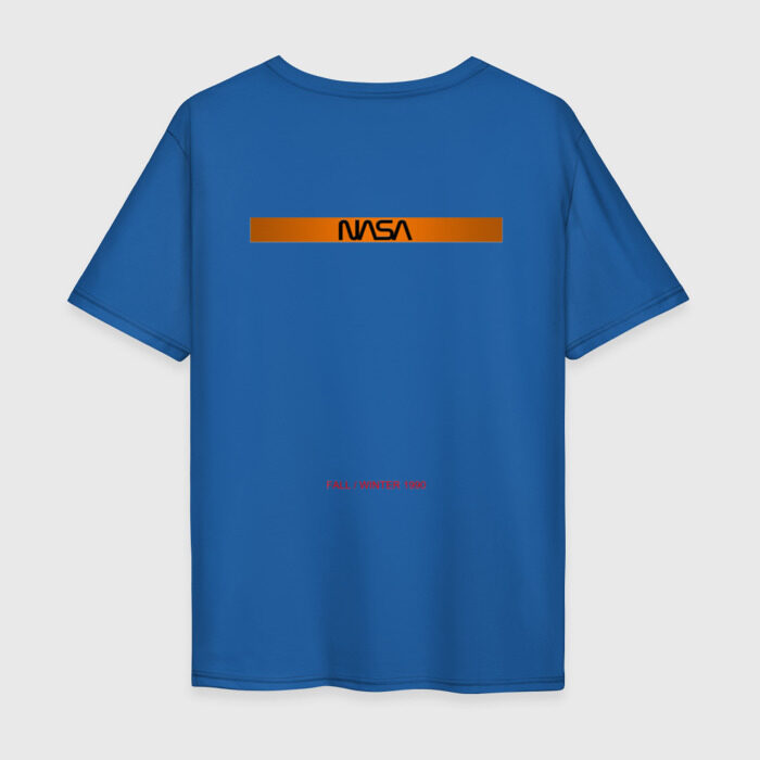 Мужская футболка хлопок Oversize NASA фото