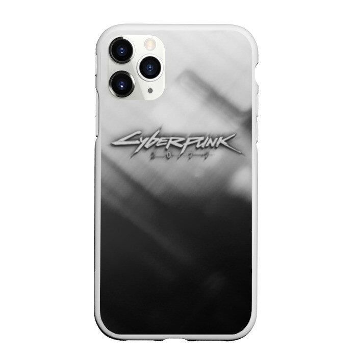 Чехол для iPhone 11 Pro матовый CYBERPUNK 2077 фото