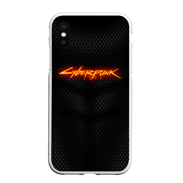 Чехол для iPhone XS Max матовый CYBERPUNK 2077 (НА СПИНЕ) фото