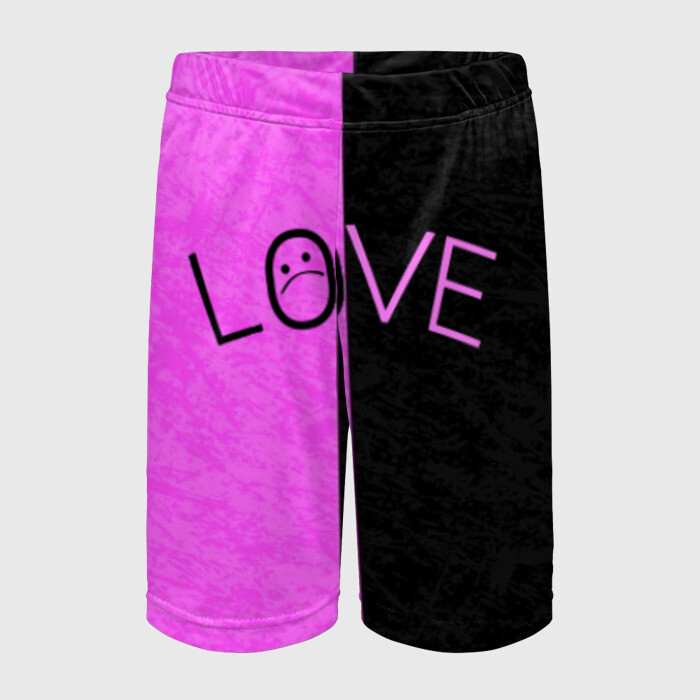 Детские спортивные шорты 3D LIL PEEP фото