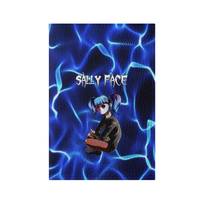 Обложка для паспорта матовая кожа SALLY FACE фото