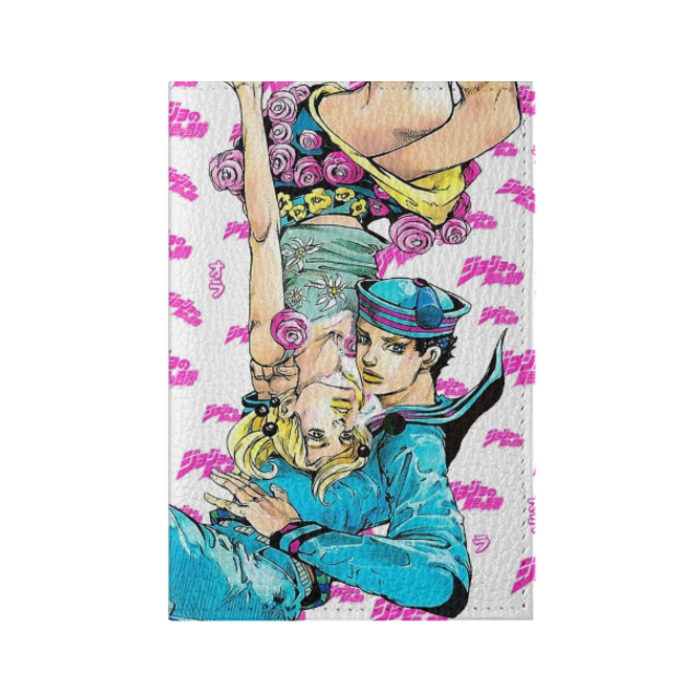 Обложка для паспорта матовая кожа JoJo Bizarre Adventure фото