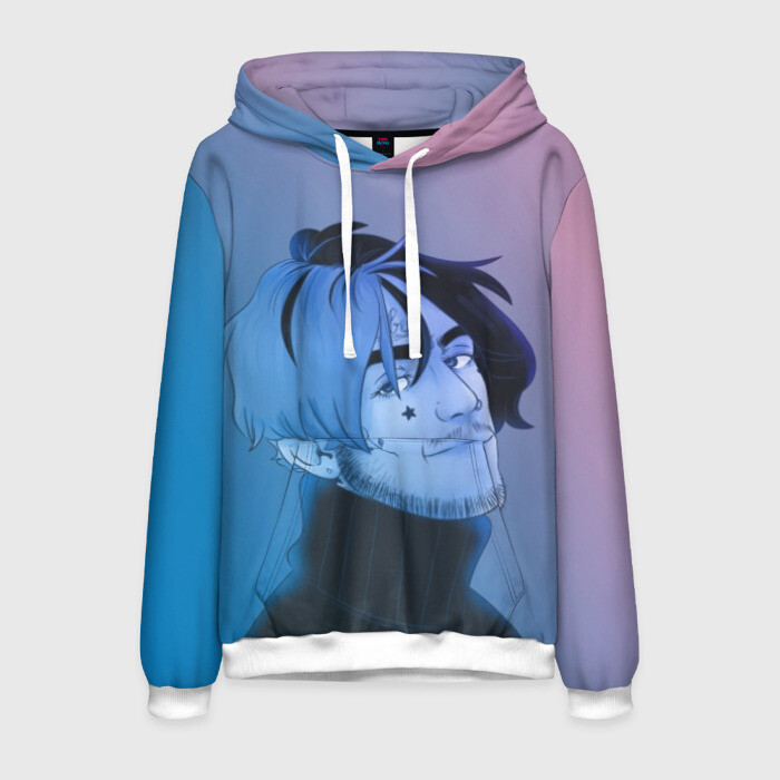 Мужская толстовка 3D Lil Peep Colors фото