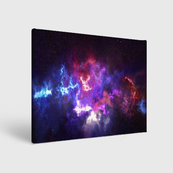 Холст прямоугольный Космос фото