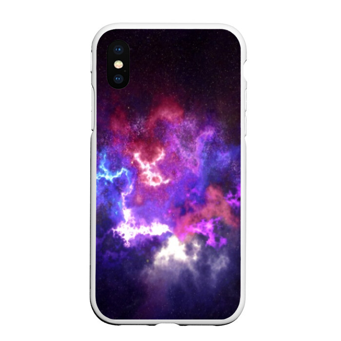 Чехол для iPhone XS Max матовый Космос фото