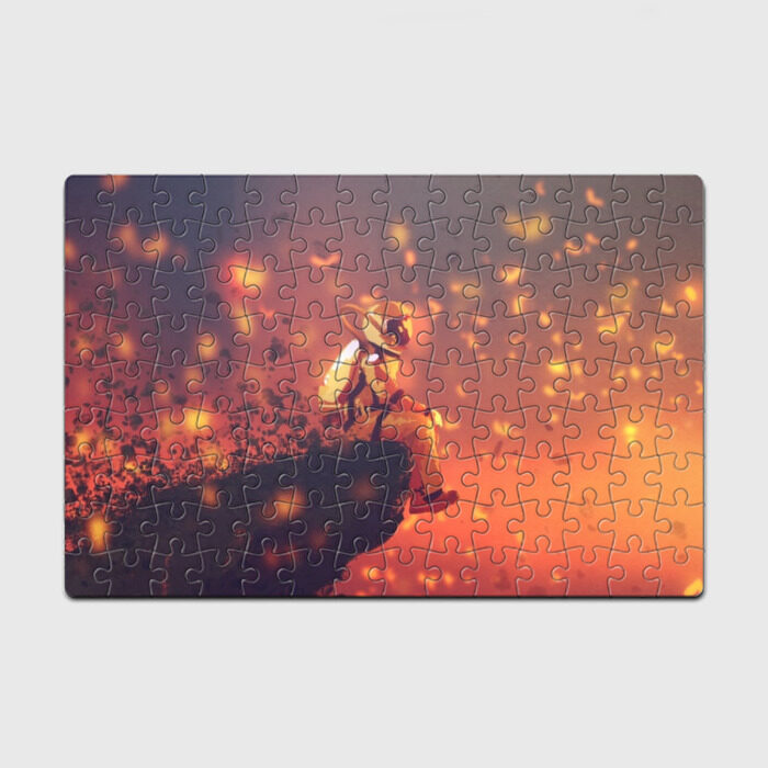 Пазл магнитный 126 элементов Космонавт на обрыве фото