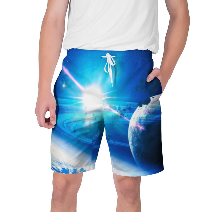 Мужские шорты 3D Космос фото