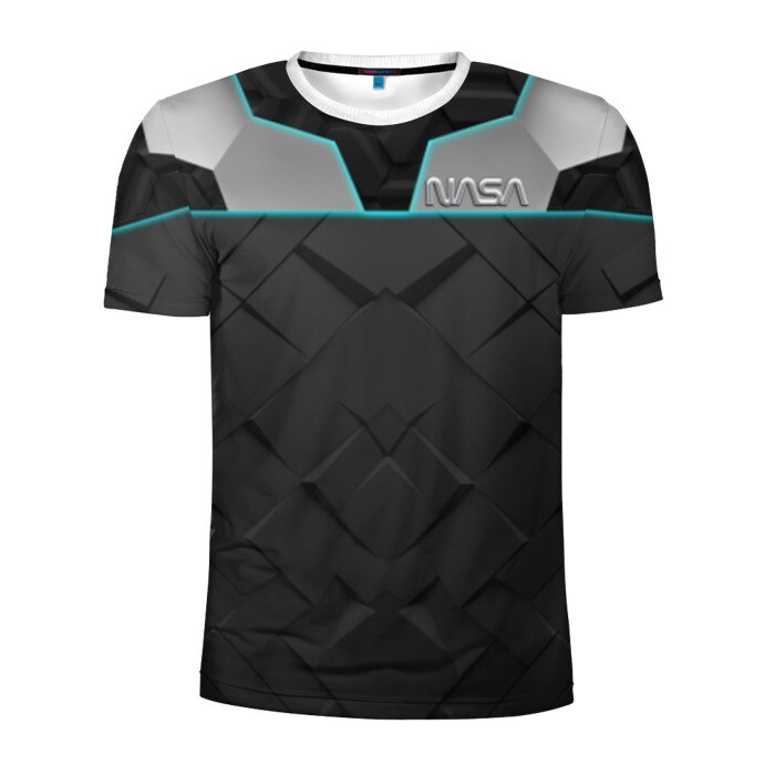 Мужская футболка 3D спортивная NASA фото