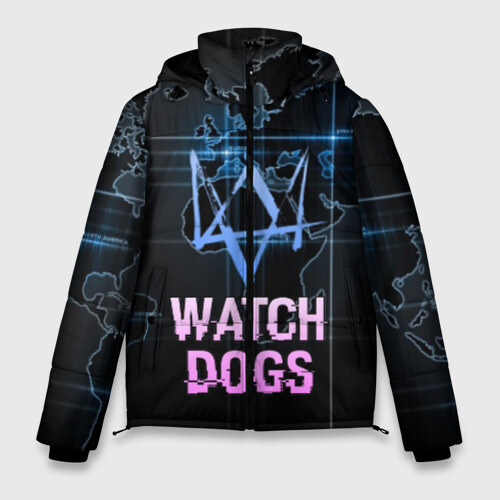 Мужская зимняя куртка 3D WATCH DOGS фото
