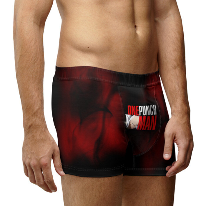 Мужские трусы 3D One-Punch Man фото